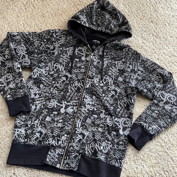 Stussy Tops | Stussy Hoodie | Color: Black/Gray | Size: S | Gizzysmallz's Closet